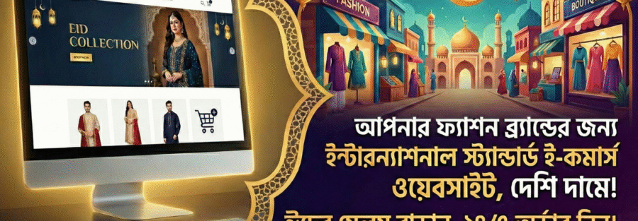 ঈদ ধামাকা: এই ঈদে আপনার ফ্যাশন ব্র্যান্ডের সেলস বহুগুণ বাড়াতে একটি ই-কমার্স ওয়েবসাইট কেন অপরিহার্য?