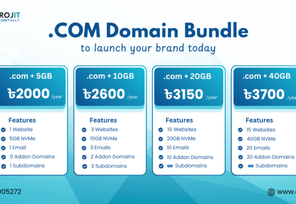 .com domain buldle